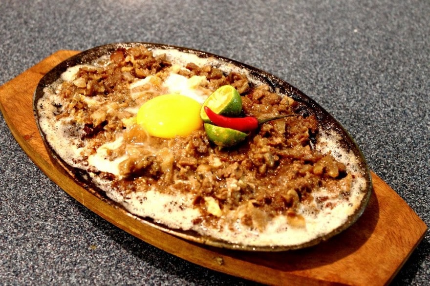 crocodile sisig in Palawan, Philippines